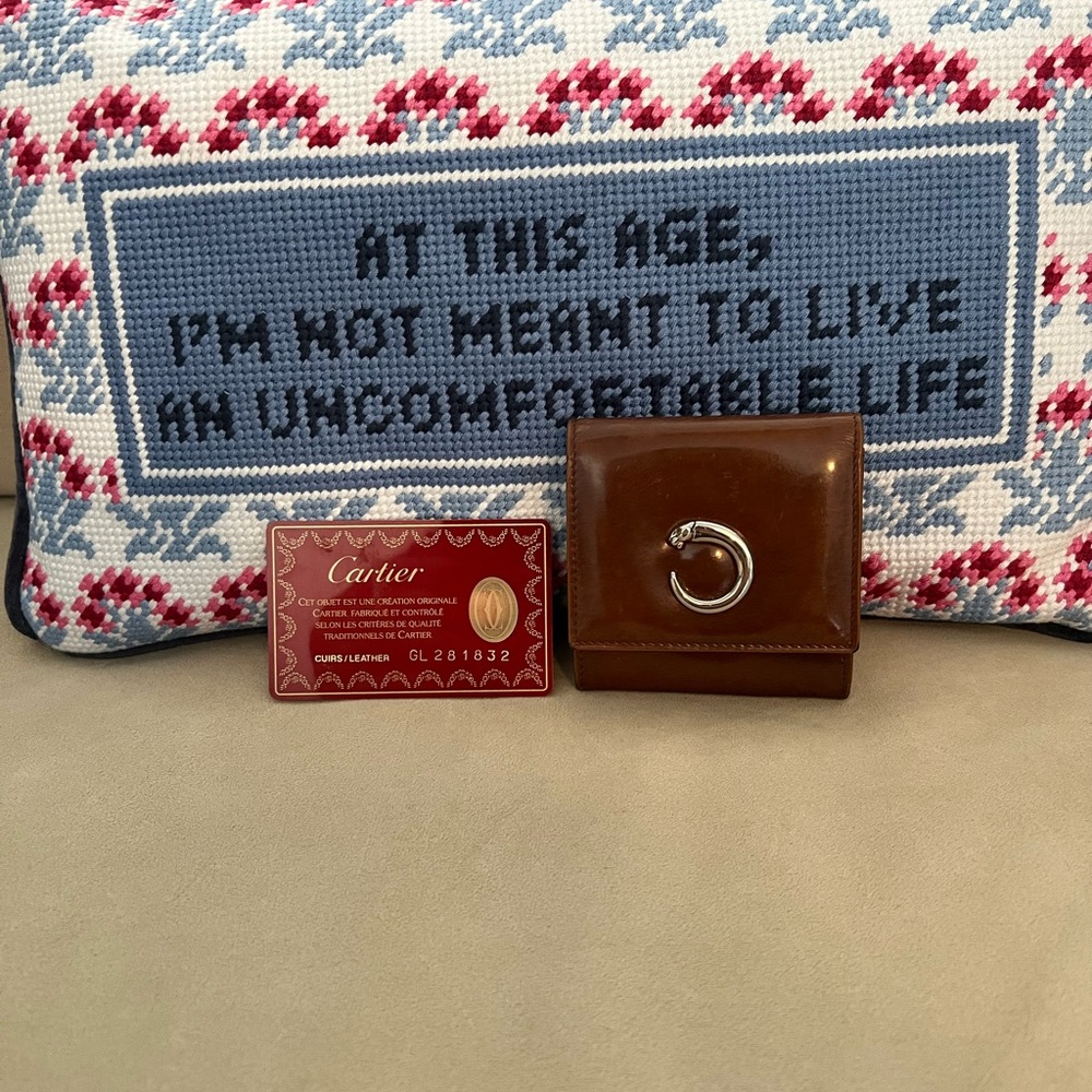 Vintage CARTIER PANTHERE coin case